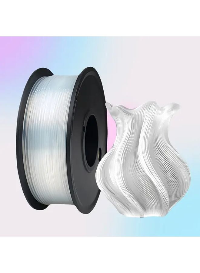 Transparent White PETG Filament 1 75mm 0 25kg High Clarity 3D Printer Material - Image 3